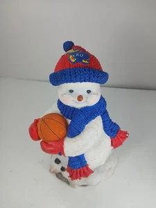 Universidad de Kansas Jayhawks Baloncesto “Henry” 1ª Edición Muñeco de Nieve De Colección Ridgewood - Imagen 1 de 6
