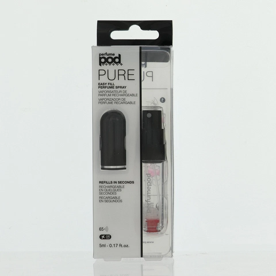 Cápsula de perfume negro puro para unisex caja de spray recargable de 0,17 OZ Foto 1 de 1