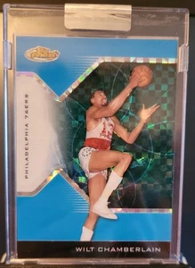 Wilt Chamberlain 2004-05 Topps Finest BLUE X-Refractor 01/25 #146 Uncirculated  - Picture 1 of 7
