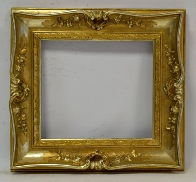 Vers 1900 Ancien cadre, état d’origine, taille intérieure : 34,5 x 30,5 cm - Photo 1/4