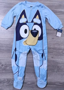 Pijama Azul Niños 3T Niño Pequeño Niños Niñas Manta Dormir Cremallera Completa Pijamas Regalo - Imagen 1 de 7