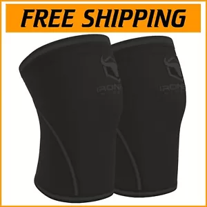Unisex 7mm Neoprene Knee Sleeves - Durable Support for Weightlifting & CrossFit - Picture 1 of 7