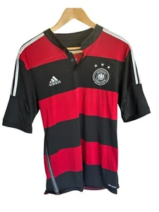 Camiseta de fútbol visitante Alemania 2014-15 Adidas para hombre grande roja/negra - Imagen 1 de 6