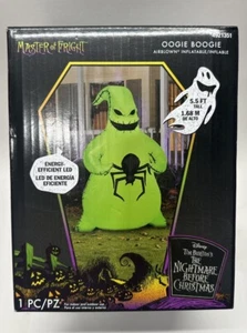 Halloween Pesadilla antes de Navidad 5,5 pies Oogie Boogie Spider Yard inflable - Imagen 1 de 10