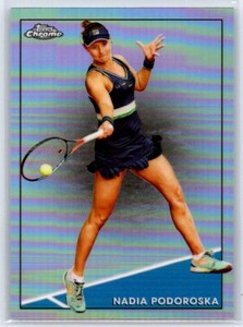 2021 Topps Chrome Tennis Nadia Podoroska #56 Refractor