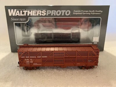 Walthers Proto #920-108803 HO Scale GSX 40' Mather Stock Car #4010 - Image 1 of 4