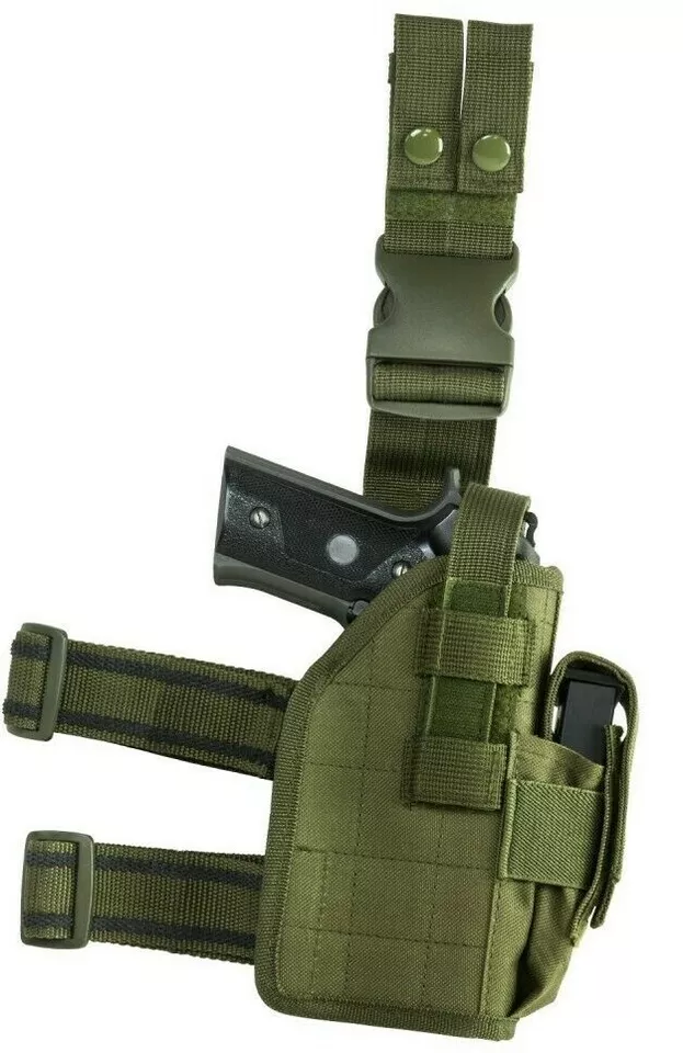Vism by NcSTAR CVDLHOL2954G Drop Leg Universal Holster Green