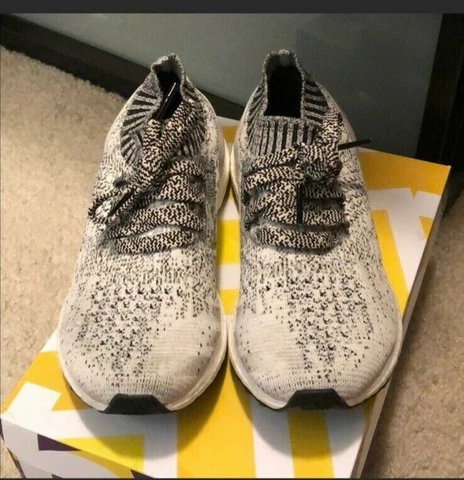 WOMEN'S ADIDAD UNCAGED ULTRABOOSTS MINT OREO SNEAKERS SHOES BLACK WHITE 5.5 Cover