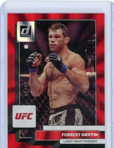 2023 Panini Donruss UFC FORREST GRIFFIN RED HOLO LASER /75 HOF TUF