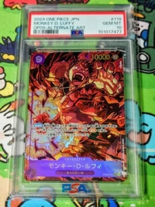 PSA10 Monkey D. Luffy (Alt Art) OP09-119 SEC Emperors in the New World ONE PIECE - Bild 1 von 3