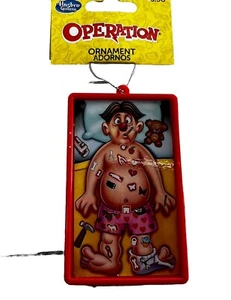 Operation Board Game Hasbro Games Christmas Ornament XMAS 2023 Brand NEW - Picture 1 of 9
