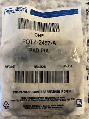 Pastilla de pedal de freno y embrague Ford Explorer Escape Ranger nueva OEM FOTZ-2457-A Foto 1 de 4