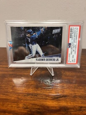 Vladimir Guerrero Jr 2019 Panini Father's Day Collection Holo Rookie 5/5!! PSA 8 - Image 1 of 3