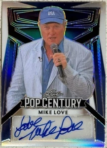 2023 LEAF METAL POP CENTURY MIKE LOVE AUTO BLUE PRISMATIC 9/10 BEACH BOYS - Picture 1 of 1