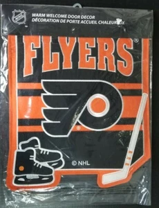 Philadelphia Flyers Felt Door Decor Wall Banner 20" X 16" Hockey NHL New - Picture 1 of 3