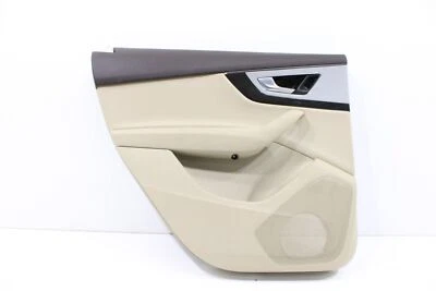 AUDI Q7 2017-2019 TRASERO IZQUIERDO LADO DEL CONDUCTOR INTERIOR PANEL DE PUERTA CUBIERTA DE MOLDURA OEM Foto 1 de 4