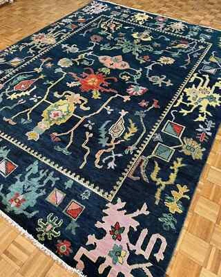 Vintage Turkish Oushak Rug 4x6 5x7 6x9 7x9 8x10 9x12 10x14 12x15 Large Area Rugs - Image 1 of 4