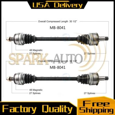 Conjunto de eje trasero CV TrakMotive para Mercedes-Benz C230 2008 2009 Foto 1 de 2