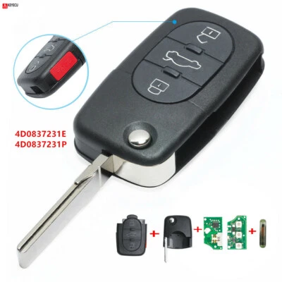 Keyless Remote Key for Audi Allroad Quattro 2001-2005 4D0837231E 4D0837231P - Image 1 of 4