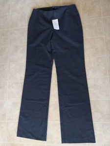 Eileen Fisher Polished Twill Straight Pull On Pants, Gray, 2, NWT - Picture 1 of 3