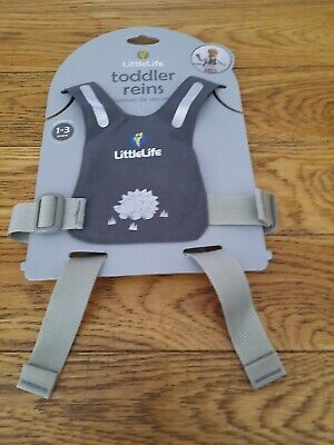 LittleLife L10258 Toddler Reins Safety Harness - Grey • 6.99£