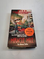 Miracle Mile VHS Video HBO Ultimate Apocalyptic Thriller Anthony Edwards