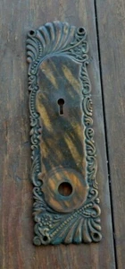 Large Antique Rococo Door Back Plate - Picture 1 of 3
