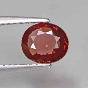 0.83 Cts Natural Rhodolite Garnet Oval Cut Red Loose Gemstone - Foto 1 di 6