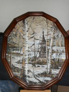 Wandbild Breit 50 x Hoch 57 cm,Handarbeit aus Birkenrinde. - Bild 1 von 1