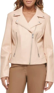Levi's Women's Faux Leather Asymmetrical Moto Jacket, Frappe, L - Picture 1 of 4