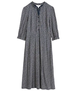 Vestido jersey flotante estampado de estrellas manga larga Seasalt para mujer - azul (imperfecto) - Imagen 1 de 6
