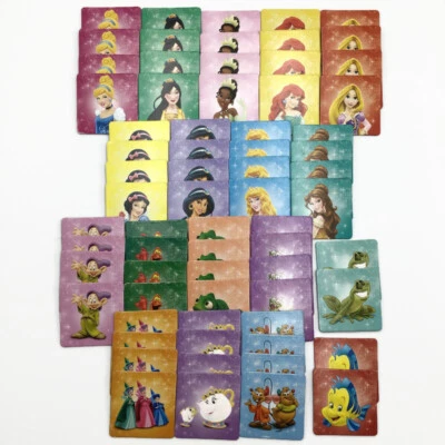 68 Disney Princess Matching Game Replacement Picture Tiles Memory Cards - Image 1 of 4