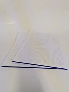 10 Notizblöcke, Notizblock, Block DIN A4, blauverleimt, kariert, 50 Blatt - Bild 1 von 5