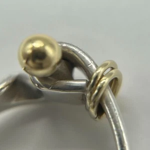 TIFFANY 925/750 and hook combination eye ring size9 [Used] - Picture 1 of 17