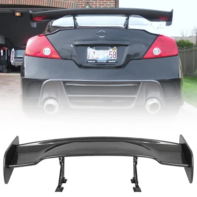For Nissan Altima Maxima 46" GT Rear Trunk Spoiler Wing Carbon Fiber Style - Image 1 of 4