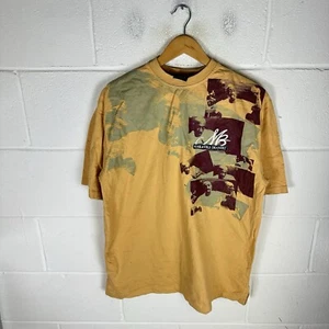 Vintage Makaveli Shirt Mens Large Orange Tupac Shakur Hip Hop Rap Tee 90s Y2K - Picture 1 of 14