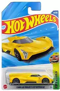 Hot Wheels 2025 HW Exotic 1/5 Yellow Cadillac Project GTP Hypercar - Picture 1 of 1