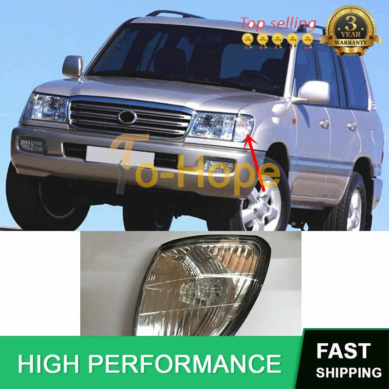 Luz de señal de giro lado del conductor izquierda apta para Toyota Land Cruiser LC100 4500 1998-2005 Foto 1 de 1