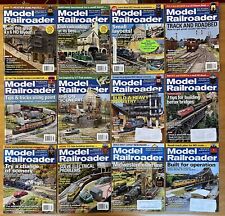 Model Railroader Magazine 2016 Full Year 12 Issues : Bridges Clubs Small Layouts
