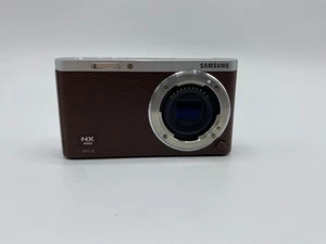 Samsung NX Mini Wi-Fi Smart 20.5MP Camera 2.9" LCD Body Only - Brown - Picture 1 of 9