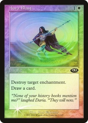 Planeshift  MTG FOIL  Aura Blast   Magic - Image 1 of 2