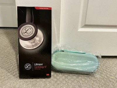 3M Littmann Cardiology IV Stethoscope,  Blue / Black (70-2011-8624-7) With Case - Image 1 of 4