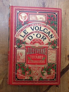 8924 Verne Le Volcan d'or Hetzel Premier tirage - Picture 1 of 12