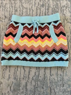 Missoni for Target 20th Anniversary Girls Knit Skirt Size S Chevron Zig Zag - Image 1 of 4