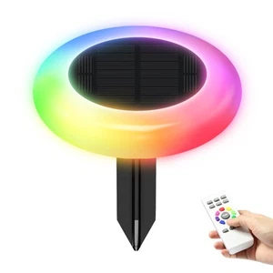 Solar Outdoor Color Changing Lights - Multicolored Auto On/Off Waterproof, Ga... - Picture 1 of 7