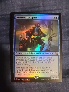 Magic The Gathering TCG Forensic Gadgeteer Murders at Karlov Manor Foil - Picture 1 of 4