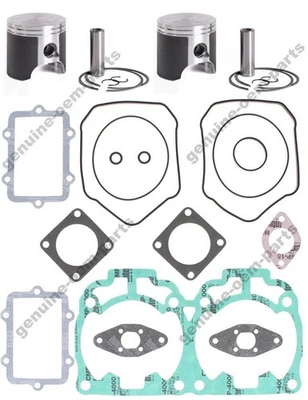 Ski-Doo Rev 800 HO Dual Ring Piston Kits Top End Gasket Set 82mm 2004 2005 2006 - Image 1 of 4