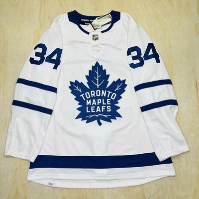 NEW sz 50 MD Auston Mathews Toronto Maple Leafs Adidas White NHL Hockey Jersey - Image 1 of 4