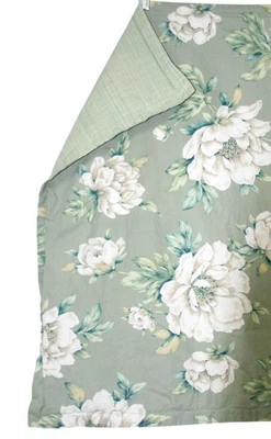 Laura Ashley Wisley Floral Sálvia Verde Std Travesseiro Sham 100% Algodão Cottagecore - Imagem 1 de 4