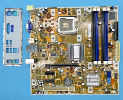 Asus IPIBL-LB Rev1.01 462797-001 DDR2 - mATX - Socket 775 - con E/S Shield#M2942 - Imagen 1 de 4